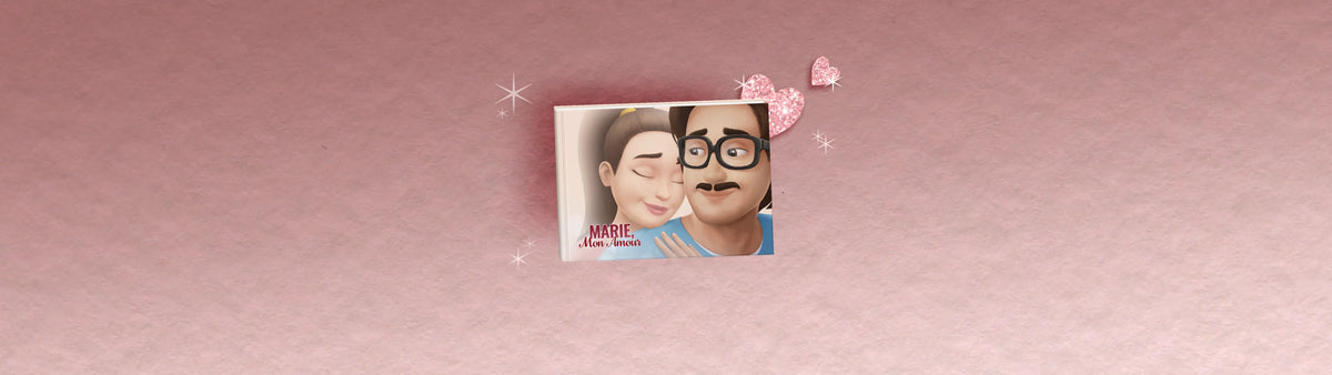 Offrez à votre partenaire un livre d'amour aussi romantique que tendre.