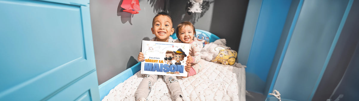 NOUVEAU  livre personnalisé pour un ou deux enfants.