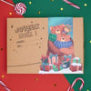 Boîte-cadeau de coloriage de Noël