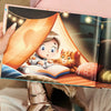 Une des illustrations du livre d'anniversaire personnalisé pour le deuxième anniversaire des enfants.