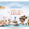 La couverture de Hourra Heros pour les enfants de sept ans.