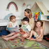 Lire un livre personnalisé pour Maman et ses enfants est une activité ludique et pleine de vie. Un cadeau idéal pour toute la famille.